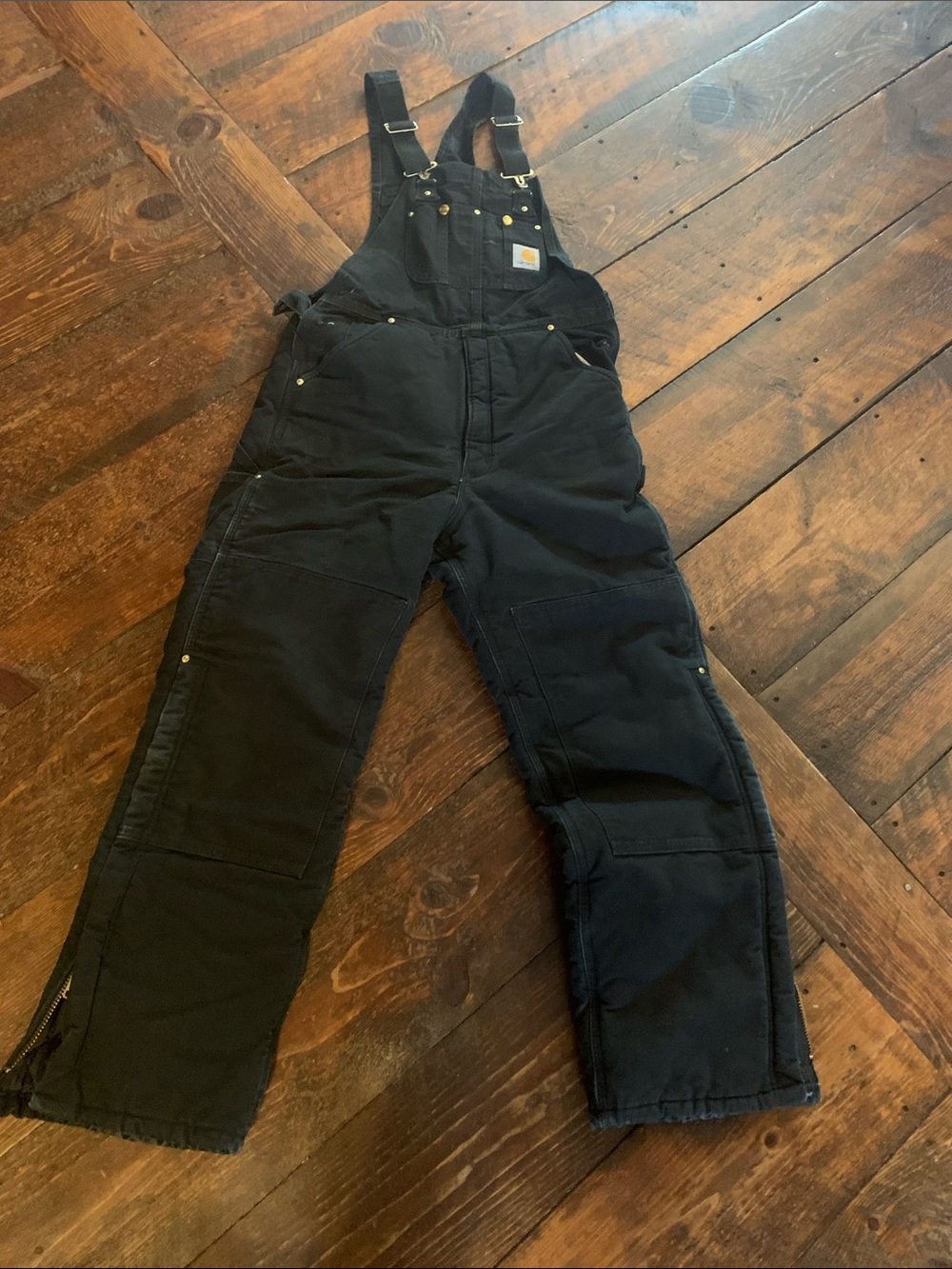 Carhartt Men’s Black Workwear Overalls